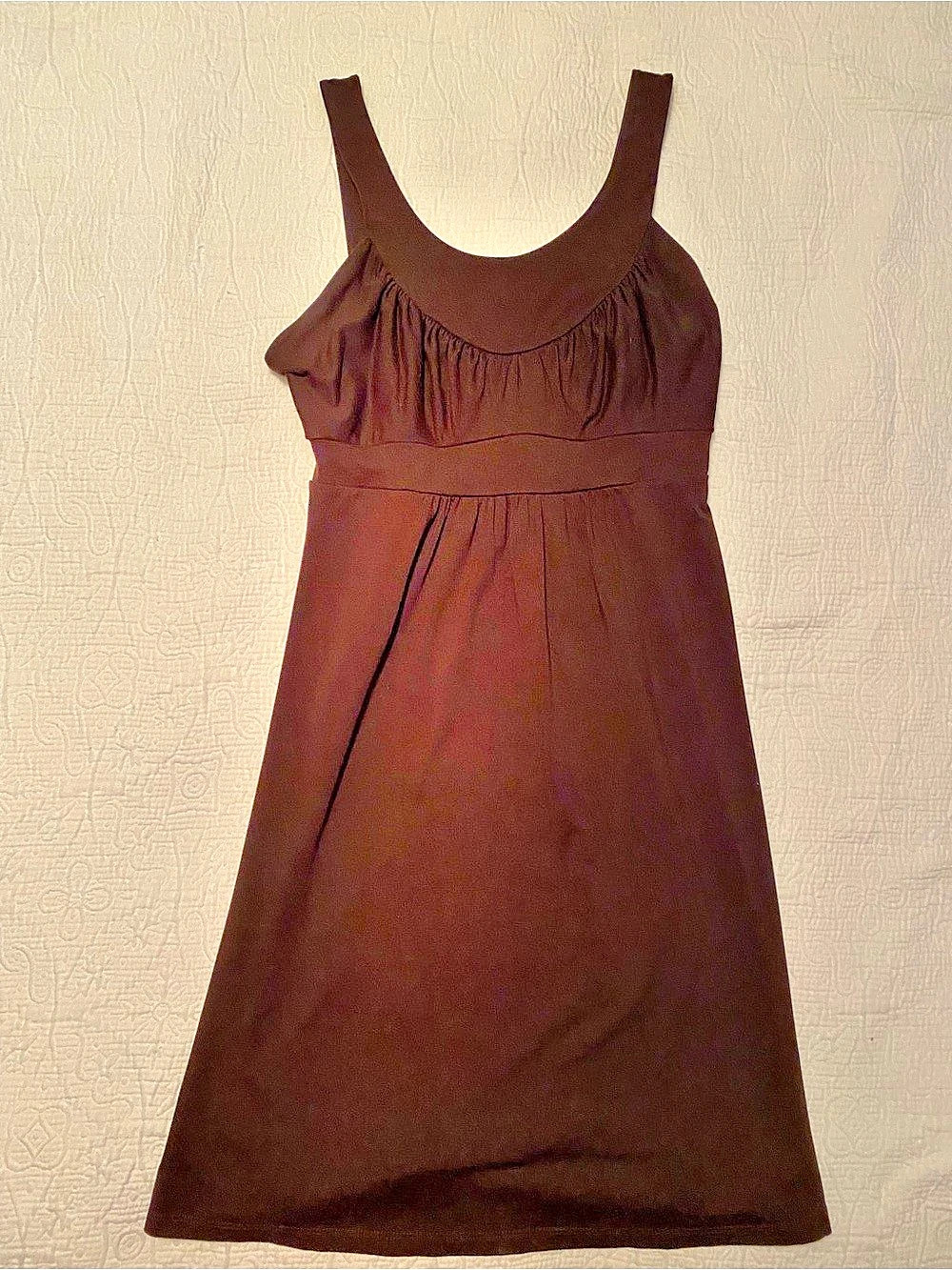 Susana Monaco Brown Dress, Size Large, Like New. Hits right at the knees. Perfec